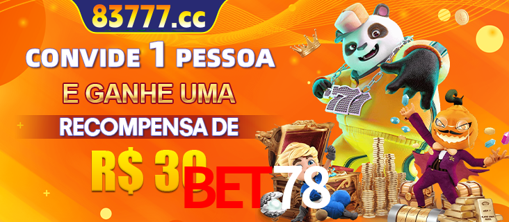 Banner institucional da BET78 sobre parceria de marcas e criação de uma marca de excelência, apresentando os mascotes de jogos populares como o Fortune Tiger.